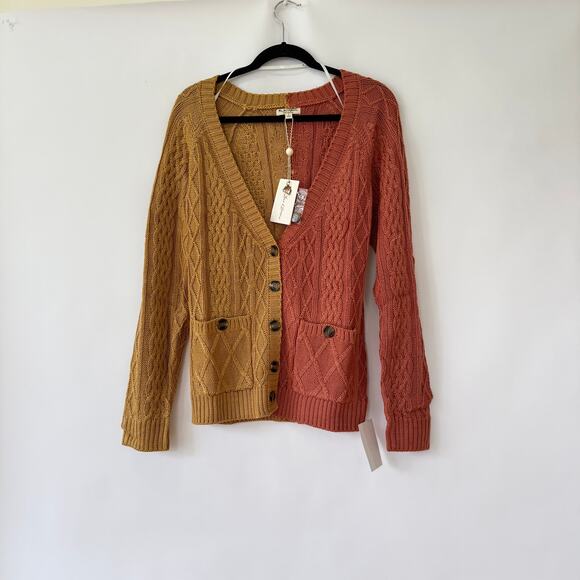 For Love & Lemons Womens Cardigan Sweater Multicolor Size S - Picture 3 of 9